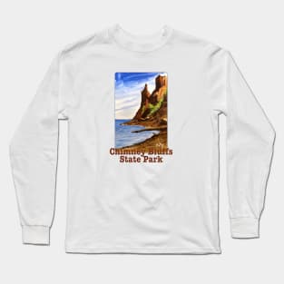 Chimney Bluffs State Park, New York Long Sleeve T-Shirt